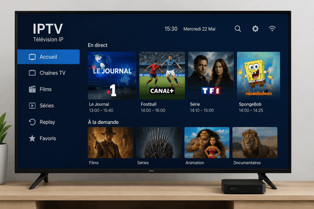 télévision ip​